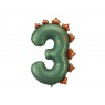 Palloncino compleanno numero 3 dinosauro | Gallinasmilza