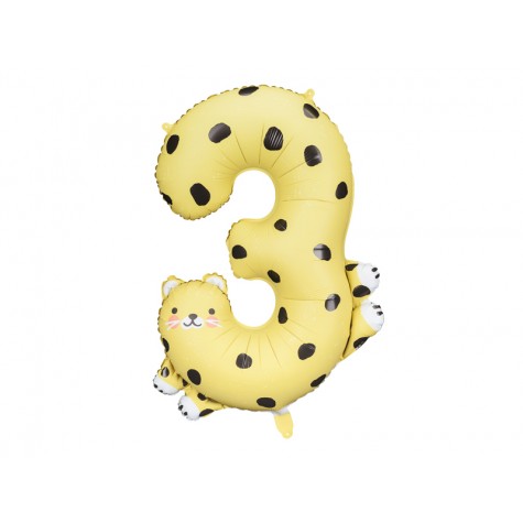 Palloncino compleanno numero 3 | Gallinasmilza