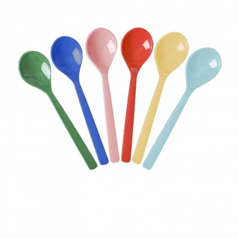 Set 6 cucchiaini da tè in colori assortiti | Gallinasmilza
