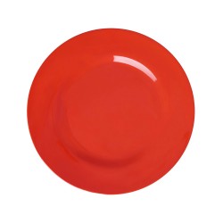 Piatto da dolce in melamina rossa | Gallinasmilza