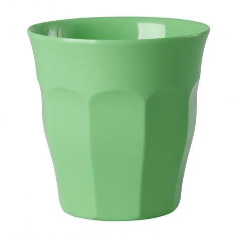 Bicchiere medio in melamina verde | Gallinasmilza