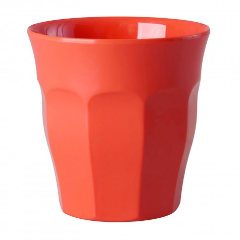 Bicchiere medio in melamina rossa | Gallinasmilza