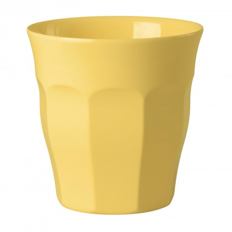Bicchiere medio in melamina gialla | Gallinasmilza