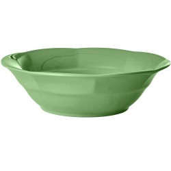 Piatto fondo in melamina verde | Gallinasmilza