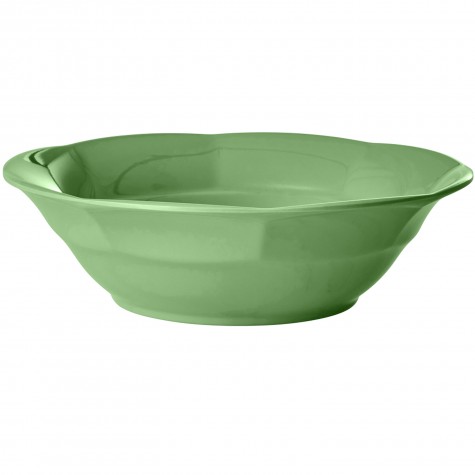 Piatto fondo in melamina verde | Gallinasmilza