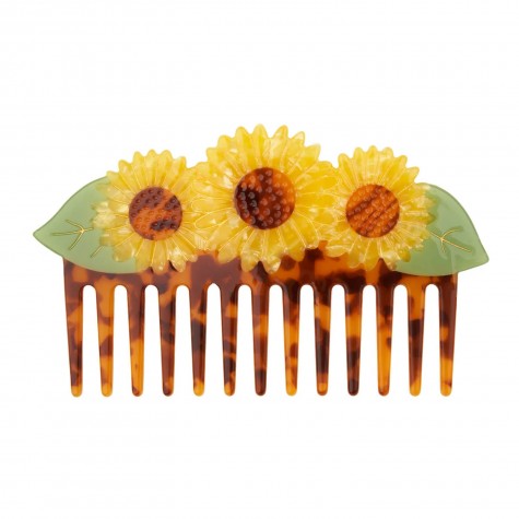 Pettine con girasoli