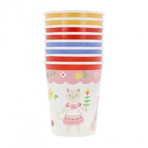 Bicchieri Colorati Tema Gatto | Gallinasmilza