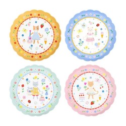 Piattini di carta a tema gattini | Gallinasmilza