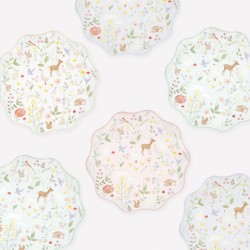 Piattini di carta con stampe animali | Gallinasmilza