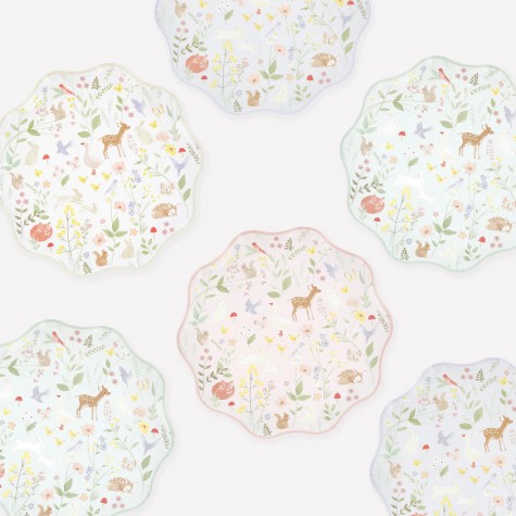 Piattini di carta con stampe animali | Gallinasmilza