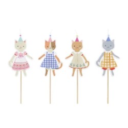 Candeline Compleanno Tema Gatto | Gallinasmilza