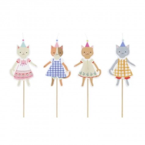 Candeline Compleanno Tema Gatto | Gallinasmilza