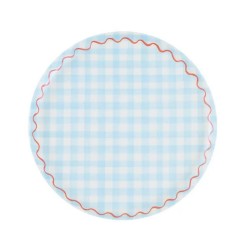 Piattini Colorati Melamina Blu | Gallinasmilza