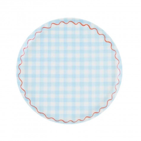 Piattini Colorati Melamina Blu | Gallinasmilza