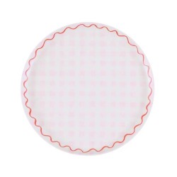 Piattini Colorati Melamina Rosa | Gallinasmilza