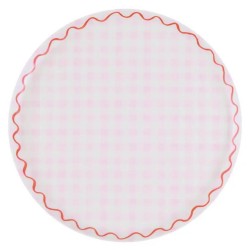Piatto Piano Rosa in Melamina | Gallinasmilza