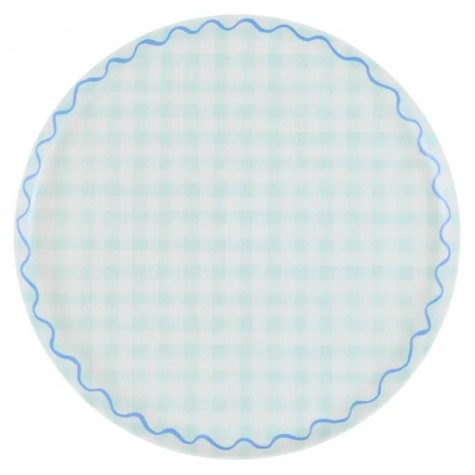 Piatto Piano Blu in Melamina | Gallinasmilza