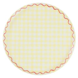 Piatto Piano Giallo in Melamina | Gallinasmilza