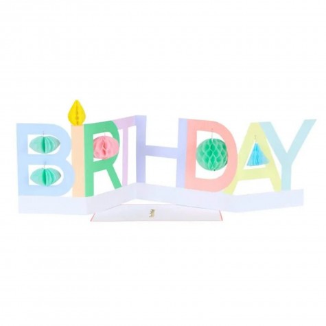 Biglietto Auguri di Compleanno Pop-Up | Gallinasmilza