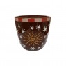 Bicchiere in ceramica con sole e stelle | Gallinasmilza