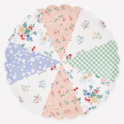 Piatto di carta patchwork | Gallinasmilza 2