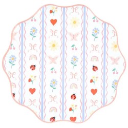 Piattini di carta Little Garden | Gallinasmilza