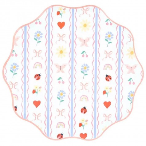 Piattini di carta Little Garden | Gallinasmilza