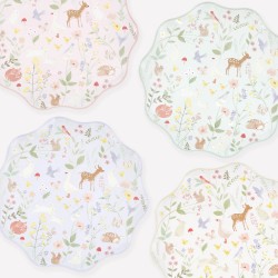 Piatti di carta con stampe animali | Gallinasmilza