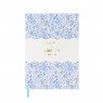 Taccuino Liberty a Fiori - Blu | Gallinasmilza
