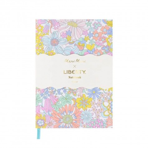 Taccuino Liberty a Fiori - Pastello  | Gallinasmilza