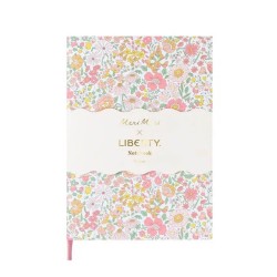 Taccuino Liberty a Fiori - Rosa | Gallinasmilza