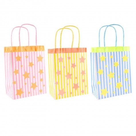Party Bags Stile Circo con Stelle | Gallinasmilza