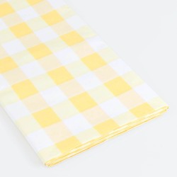 Tovaglia di carta a quadretti gialla | Gallinasmilza 2