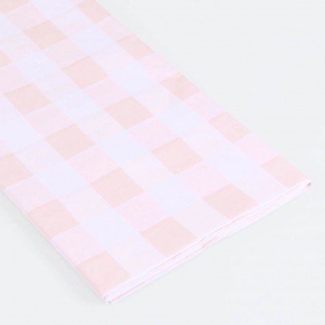 Tovaglia di Carta a Quadretti Rosa | Gallinasmilza