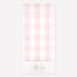 Tovaglia di Carta a Quadretti Rosa | Gallinasmilza 2