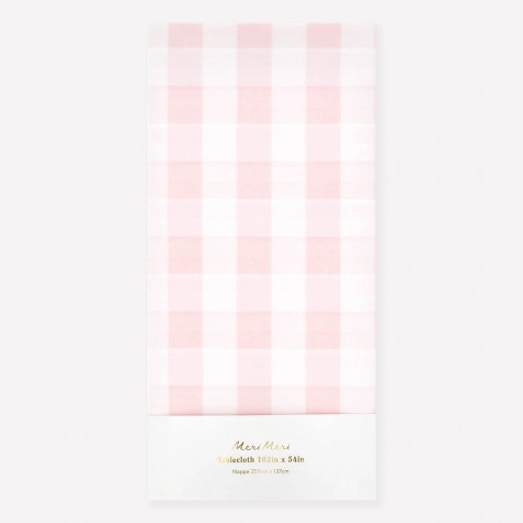 Tovaglia di Carta a Quadretti Rosa | Gallinasmilza