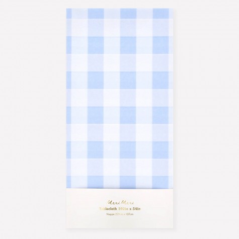 Tovaglia di Carta a Quadretti  Blu | Gallinasmilza