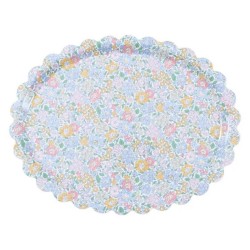 Vassoio floreale in stile Liberty | Gallinasmilza