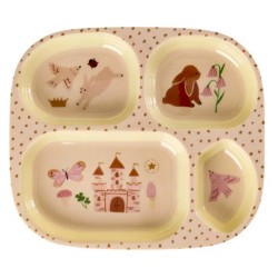 Piatto pappa 4 scomparti a...