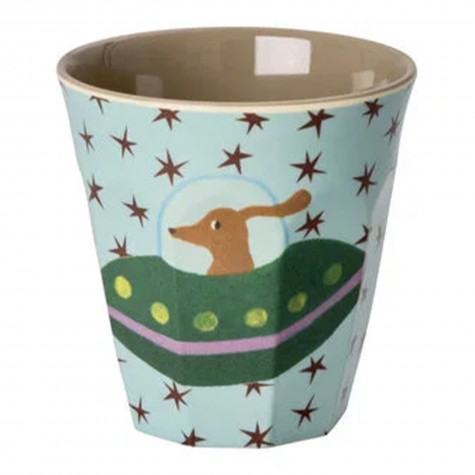 Bicchiere piccolo con cane sulla...