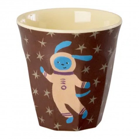 Bicchiere piccolo con cane astronauta...