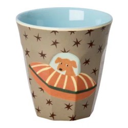 Bicchiere piccolo con cane...