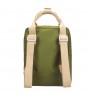 Zainetto bimbo in materiale riciclato verde oliva |