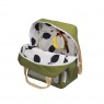 Zainetto bimbo in materiale riciclato verde oliva |