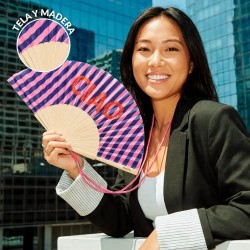 Ventaglio "CIAO" a righe... 2