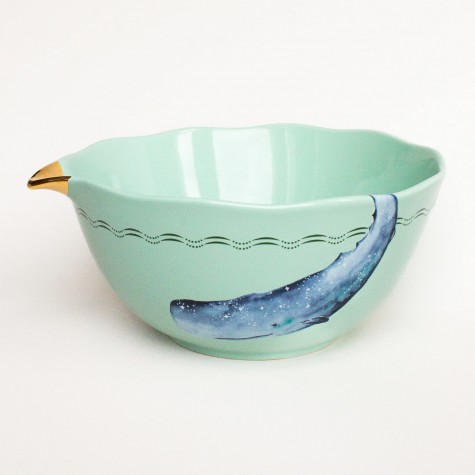 Ciotola per impastare in gres con balena