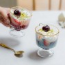 Set di 2 ciotole da dessert in vetro con motivo marino | Gallinasmilza