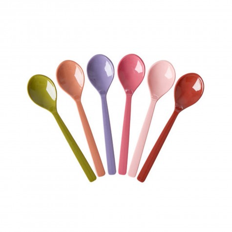 Set cucchiaini in melamina colori assortiti | Gallinasmilza
