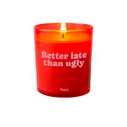 Candela in cristallo "Better late than ugly" | Gallinasmilza