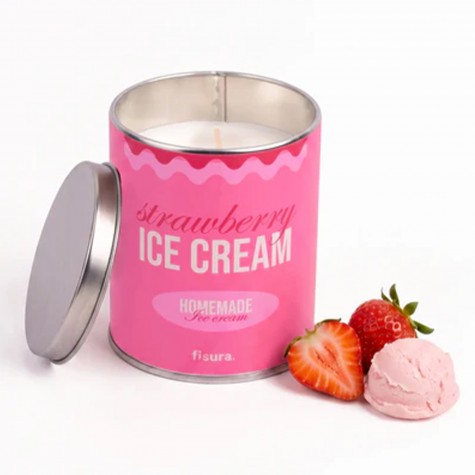 Candela alla fragola e panna | Gallinasmilza